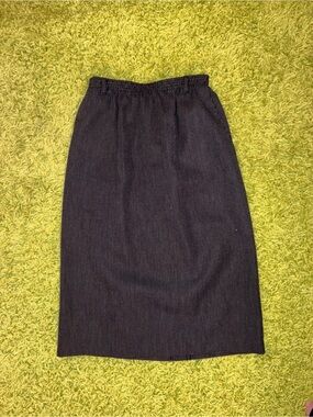 Vintage Black Pencil Skirt